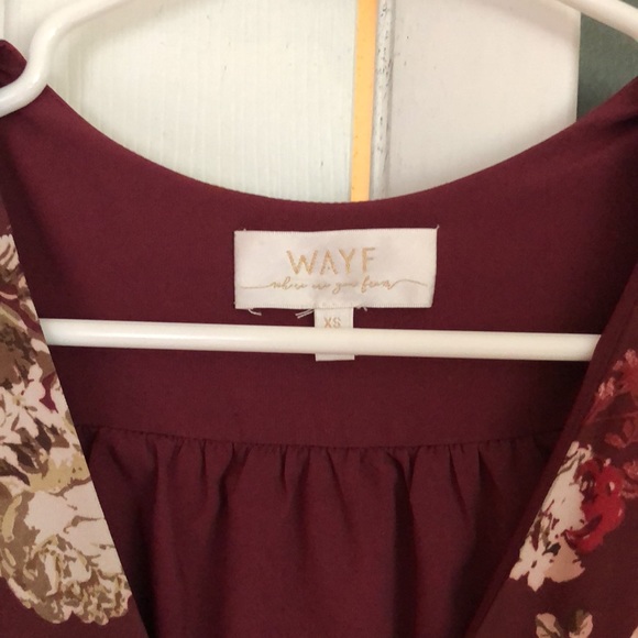 Wayf Floral Wrap Dress - Picture 4 of 8